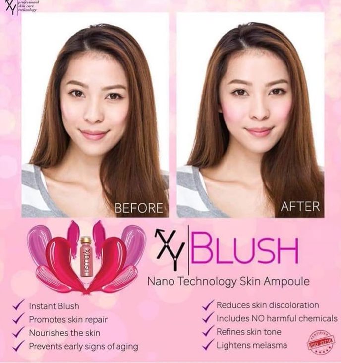 XY professional BBglow Blush PEACH Radiant Perfection for Every Skin Tone