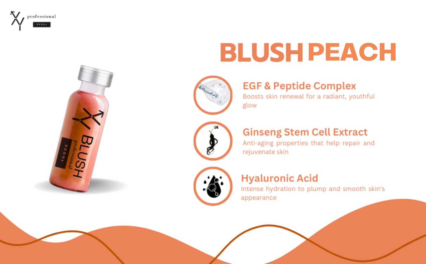 XY professional BBglow Blush PEACH Radiant Perfection for Every Skin Tone