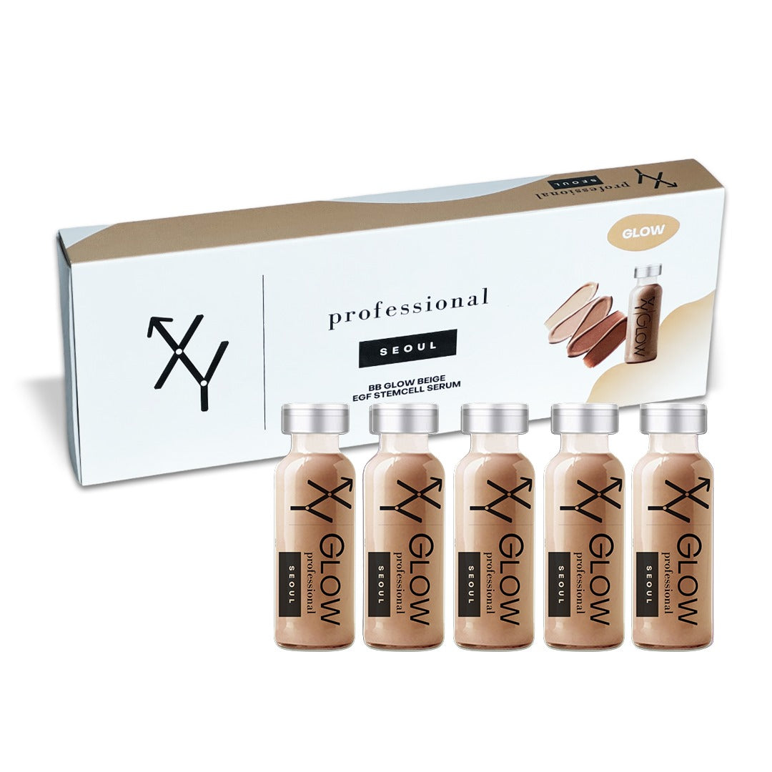 XY Professional Seoul BB Glow Beige EGF Ginseng Stemcell Serum 