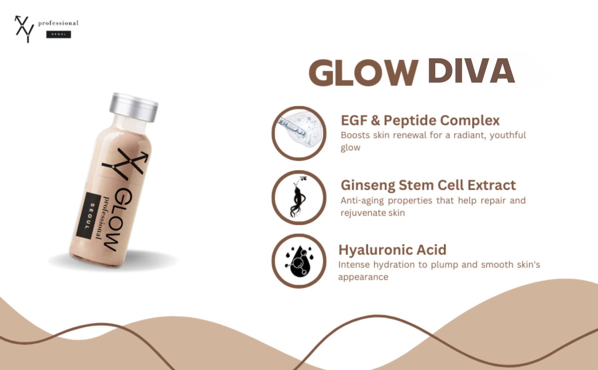 XY Professional Seoul BB Glow DIVA with EGF &amp; Ginseng Stem Cell Serum